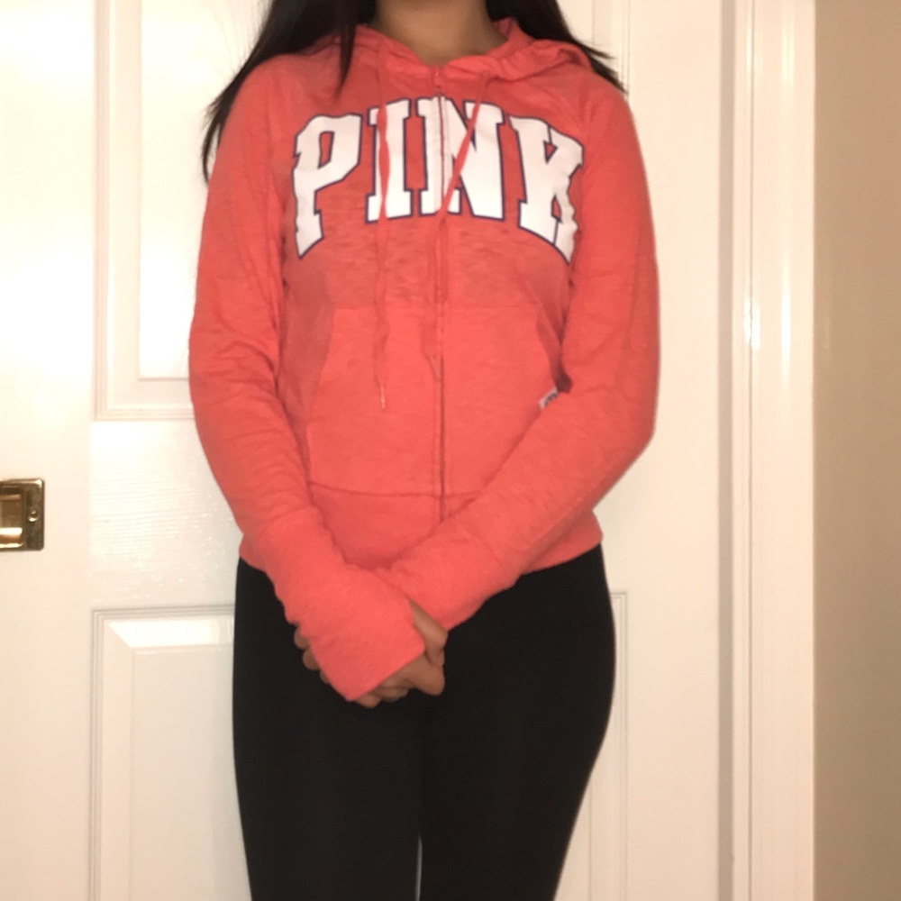 🧡 VS Pink Zip Up Sweater 🧡